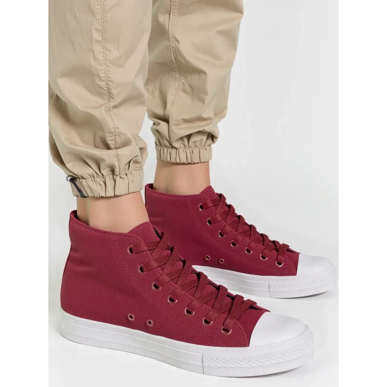 Női livio bor piros cipők 1