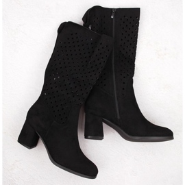 M.Daszyński OpenWork Boots M. Dasyński San43a -ban fekete 1
