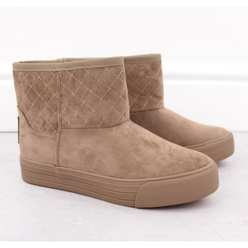 Női hócsizma Big Star Int2041b bézs 1