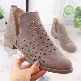 M.Daszyński Nyílt csizmák M. Dasyński San12a Brown barna 1