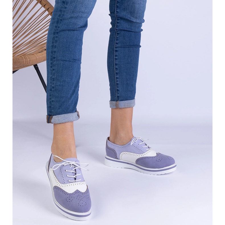 Violet klasszikus oxford cipő lila 1