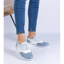 Kék klasszikus oxford cipő 1 Kék klasszikus oxford cipő 1