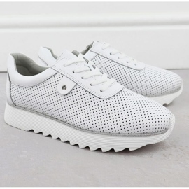 S.Barski Cipő a platformon S. barski lr51-629 fehér 2