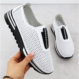 S.Barski OpenWork Sports Shoes S. Barski LR51-672 Fehér 1