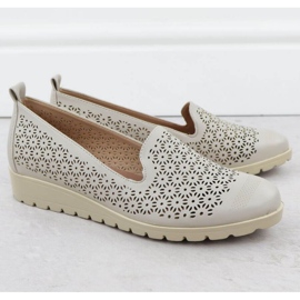 M.Daszyński Cipő az M. Dasyński MR1628-20-ban virágban szürke 2