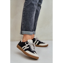 Zazoo n1068 bőr alacsony női fekete cipők 2