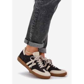 Zazoo n1068 bőr alacsony női fekete cipők 1