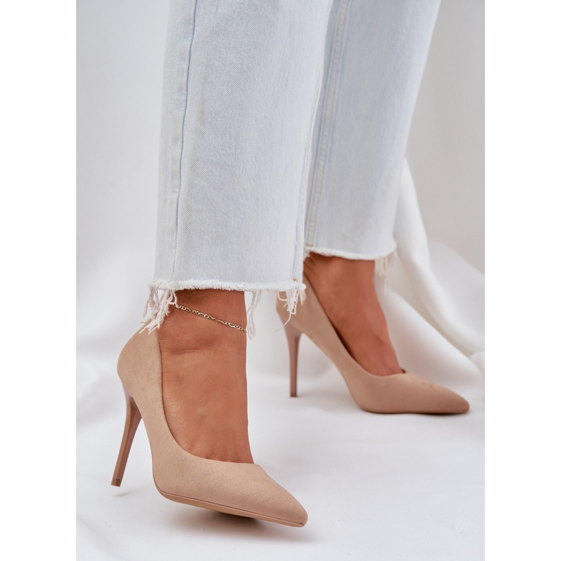 Klasszikus öko velúr csapok bézs 2 Klasszikus öko velúr csapok bézs 2