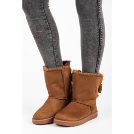 Velúr mukluki masnival barna 1