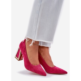 Elegáns szivattyúk a mutató dugattyúján. rózsaszín 1 Elegáns szivattyúk a mutató dugattyúján. rózsaszín 1