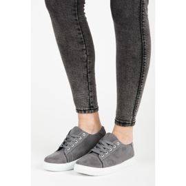 Áttört tornacipő szürke 1