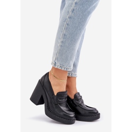 Szivattyúk egy hatalmas oszlopon, öko bőr fekete 1