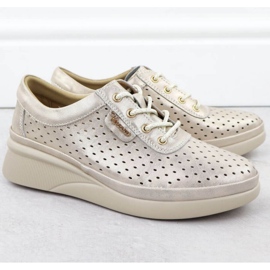 Vinceza Openwork Sports Shoes 7890 Zlotys aranysárga 2