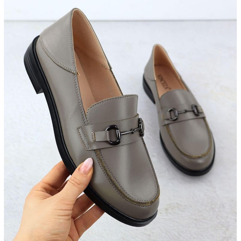 Vinceza Moccasin cipő egy Vinceeza 18107 dekorációszürke 1