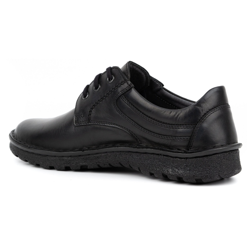 Kampol Klasszikus férfi cipő 15KAM, fekete bőr 1