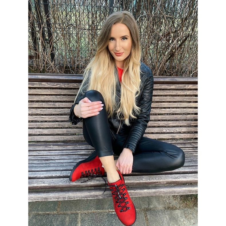 ButBal Női túracipő 674BB piros 2