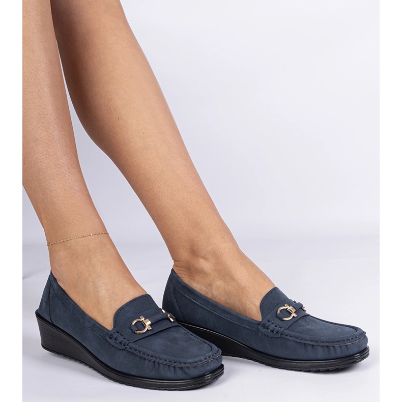 A haditengerészet női ék mandes matt kivitelben kék 2