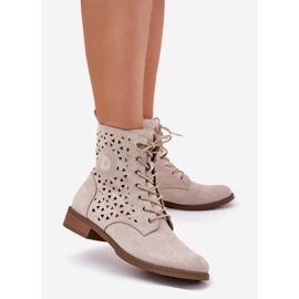 Jezzi Robotok nyitott mintázatú egy könnyű strandzárhoz bézs 1