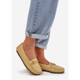 S.Barski Lapos bőrkosár dekorációval S. barski lr51-547 sárga 1