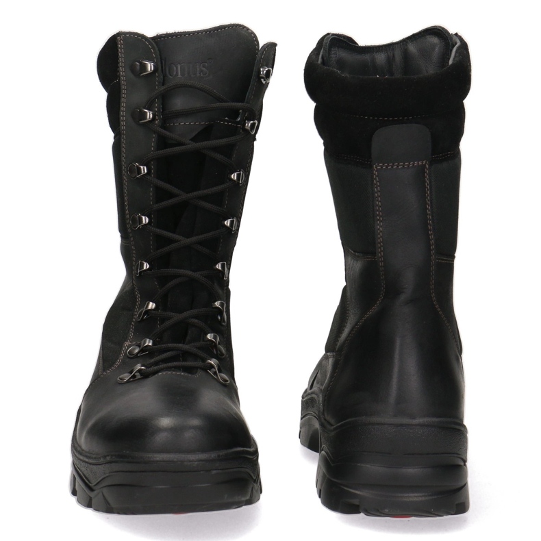 Bőr taktikai trekking-myśliwskie pollonus fekete 6-0128-001 Muflon 1