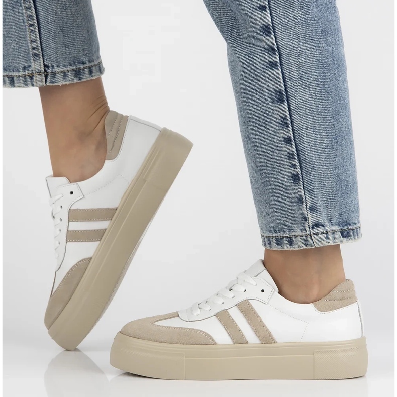 Filippo DP6841/24 bőr cipők fehér 2