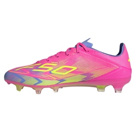 Adidas f50 pro fg/mg jh6419 rózsaszín labdarúgó cipő 1