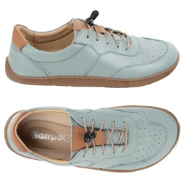 Kampol Mezítláb minimalista bőr cipő 500/24 ​​pisztácia zöld 1