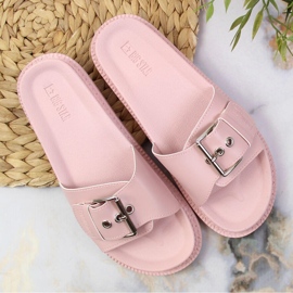 Pink Big Star papucs a JJ274A308 platformon rózsaszín 1