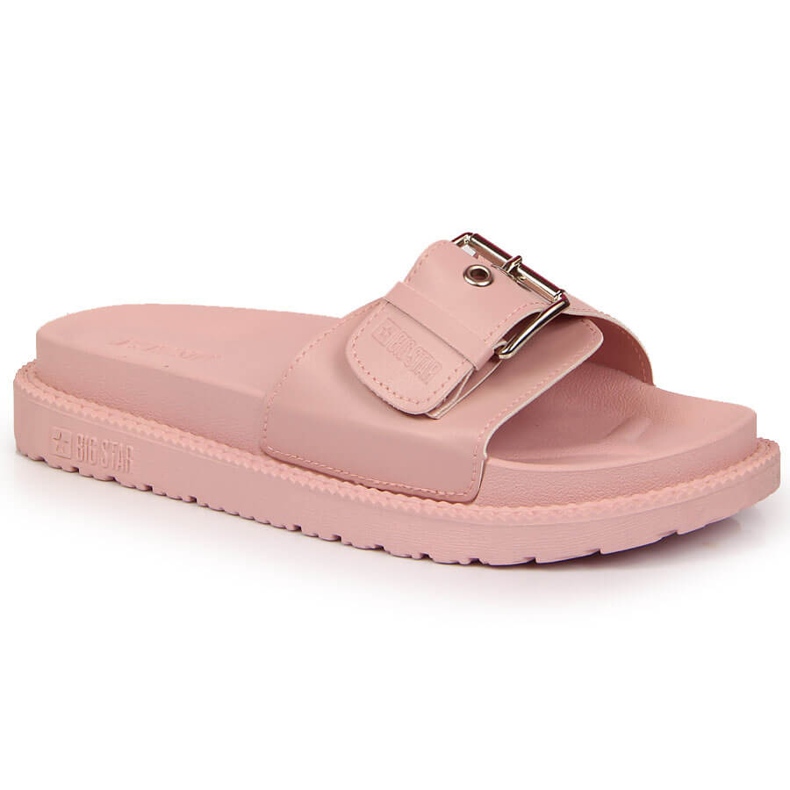 Pink Big Star papucs a JJ274A308 platformon rózsaszín 2