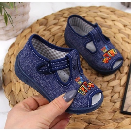 Papucs fiú szandál otthoni sötétkék Nazo 1