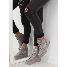 Szürke Női szürke tornacipő 1542 szürke 2