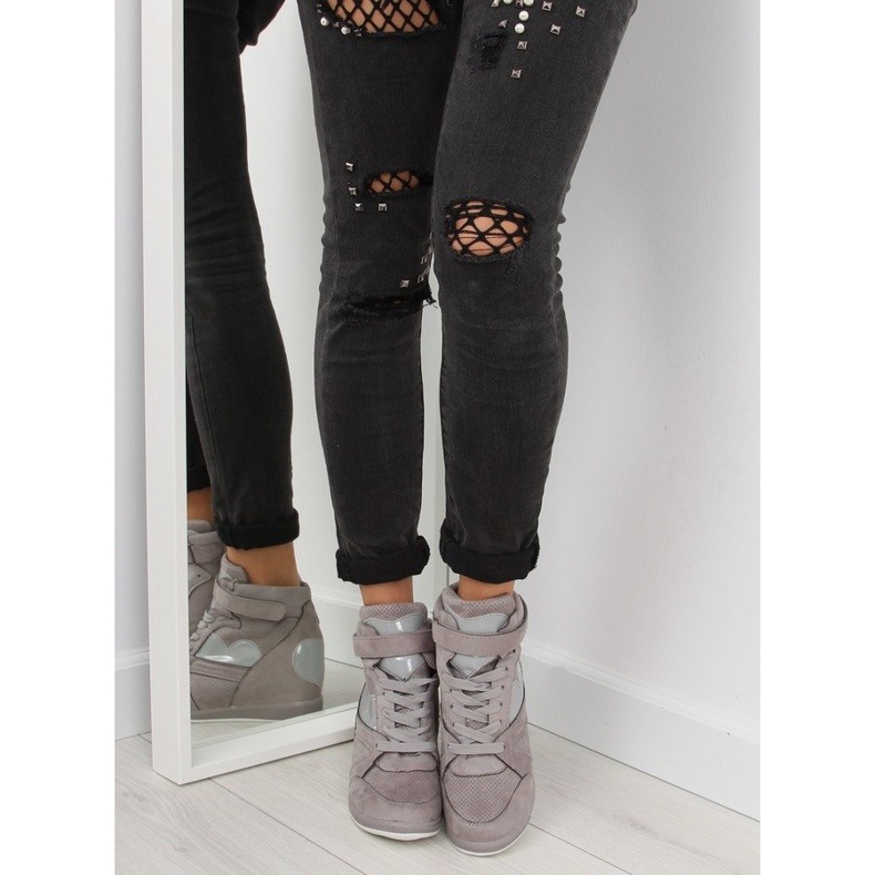 Szürke Női szürke tornacipő 1542 szürke 1