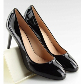 Női szivattyúk fekete lakkozott L7073 Fekete 1