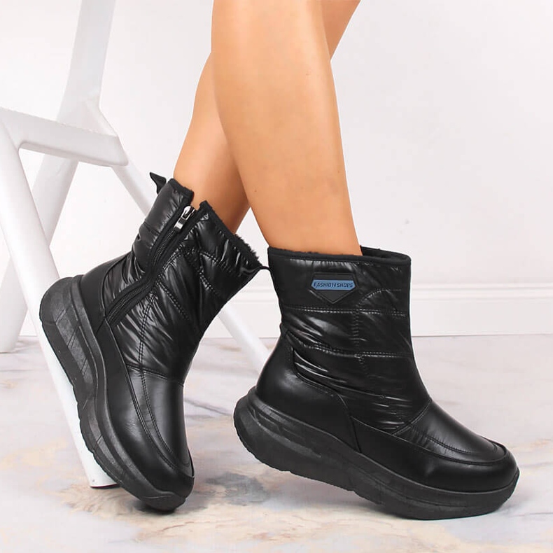 Fekete Filippo fekete szigetelt sport női sport hócipő 2