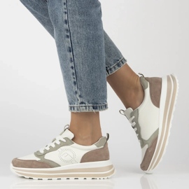 Filippo DP6787/25 bőr cipők fehér 1