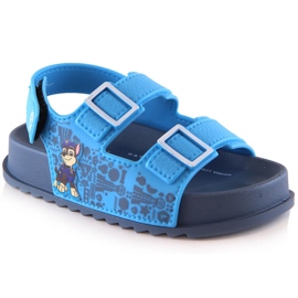 Kényelmes gyerekszandál illatos kék Paw Patrol Zaxy JJ385017 07GR21BR 2