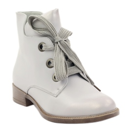 Sergio Leone 300 ezüst metál csizma szürke 1