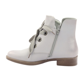 Sergio Leone 300 ezüst metál csizma szürke 2