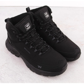 Vízálló férfi trekking cipő, fekete, Vanhorn 99302 2