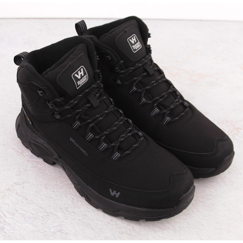 Vízálló férfi trekking cipő, fekete, Vanhorn 99302 2