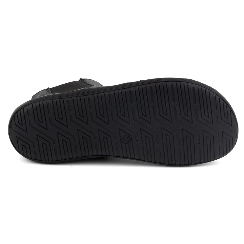 Olivier Női mezítlábas Chelsea csizma cipzárral, szigetelt 1263, fekete 5