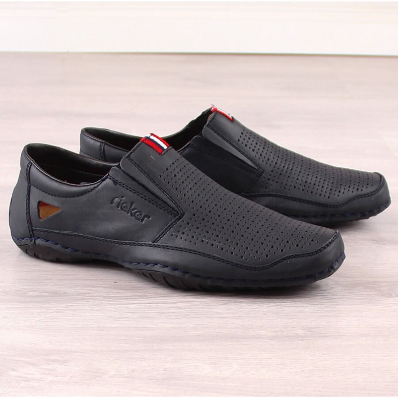 Rieker 06367 sötétkék férfi sötétkék cipő 1