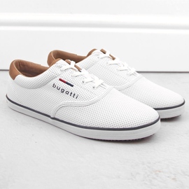 Kényelmes fehér férfi sportcipő Bugatti NN153418 1