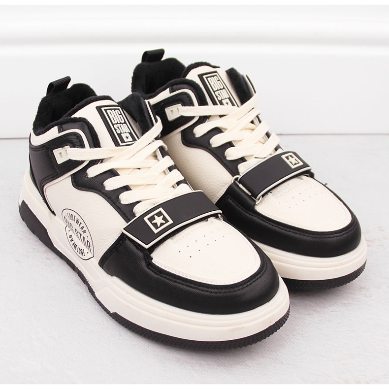 Férfi magas szigetelésű sportcipő Big Star OO174557 fehér 2