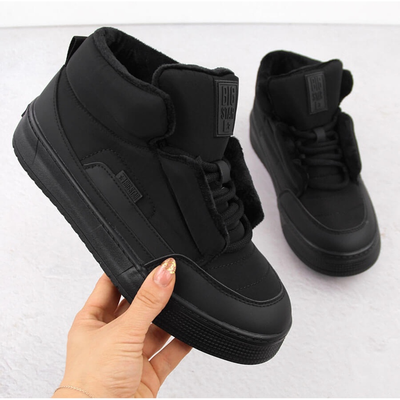 Női fekete szigetelt csizma Big Star OO274A530 1