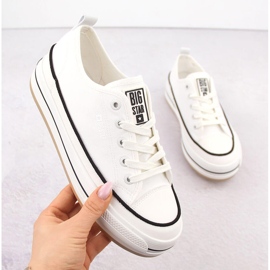 Női fehér platform tornacipő Big Star NN274205 1