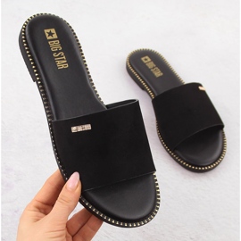 Big Star Női velúr bárok fekete nagy csillag RR274618 1