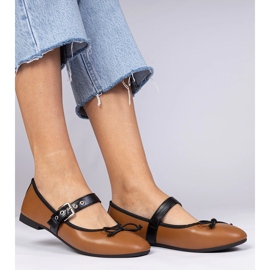 Barna női balerinák íj 1