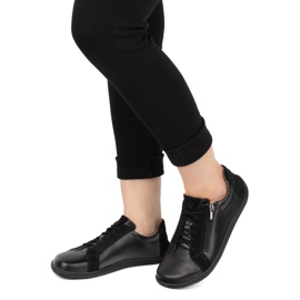 Olivier Női minimalista mezítláb perfoot 1243 fekete 2