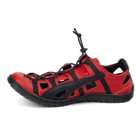 Olivier Férfi bőr kerékpáros cipő 262Kz piros 1